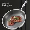 Non-Stick German Stainless Steel Wok Pan with Honeycomb Design for Induction & Gas Cookers