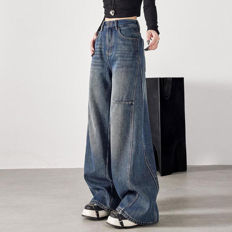 Plus Size Women s High-Waisted Retro Wide-Leg Pants Extra Large