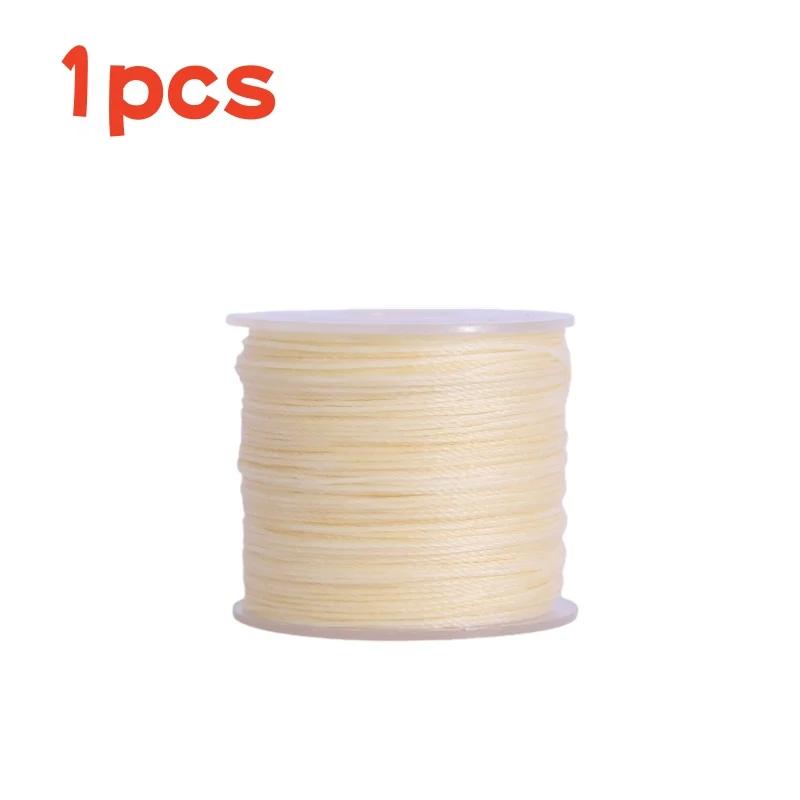 

20M 0.6Mm Thickness Waxed Thread For Leather Waxed Cord For Diy Handicraft Tool Hand Stitching Thread Flat Waxed Sewing Line