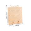 9 Capacity Doughnut Display Stand Wooden Household Doughnut Rack  Wedding Supplies