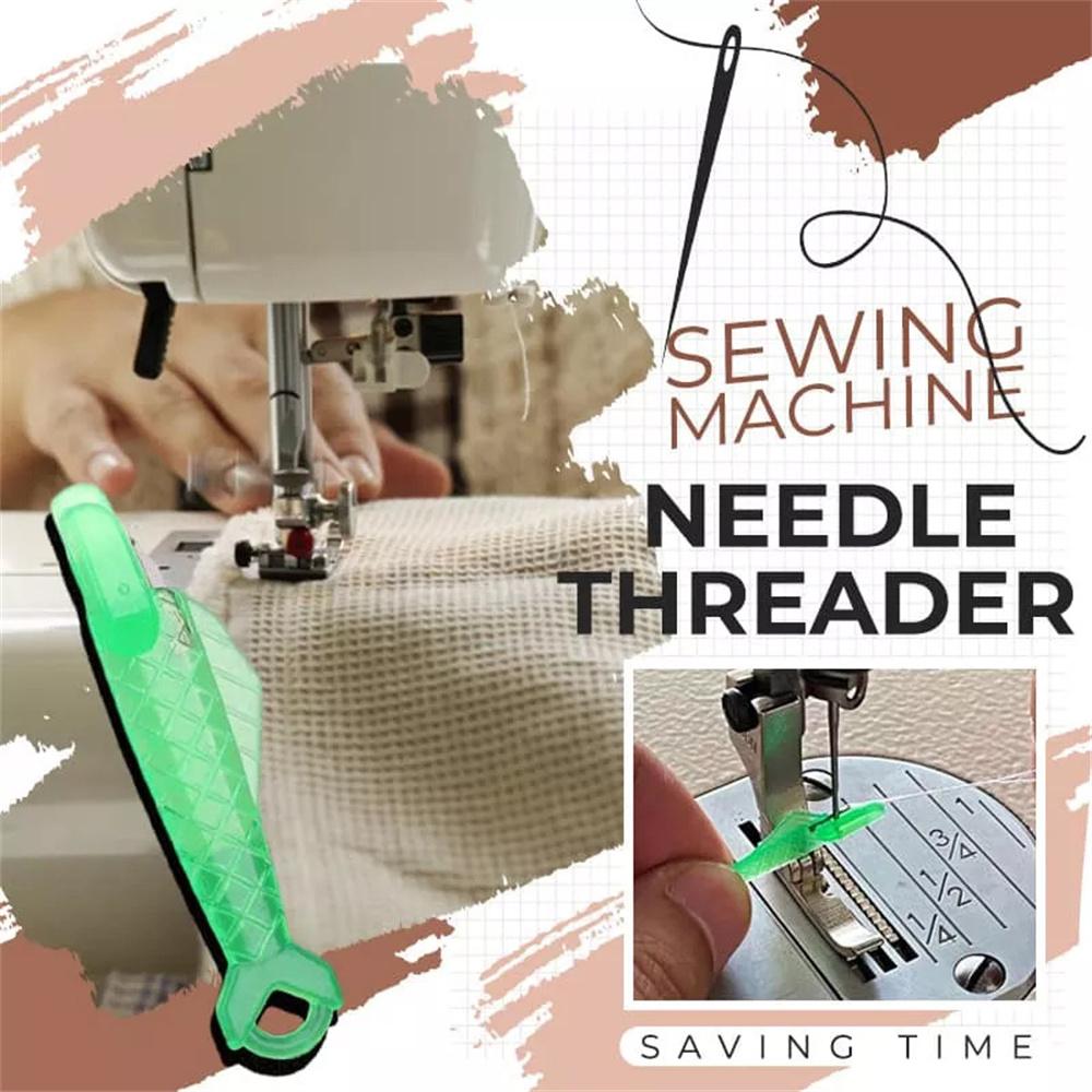 Mini Symaskinsnål Trädare Med Krok Nålinsättningsverktyg Äldre Snabb Automatisk Växlare Hantverksaccessoarer 20 ST