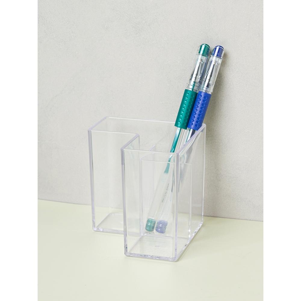 DAiso A shAped 3 compArtment Brush stAnd mAde In jApAn