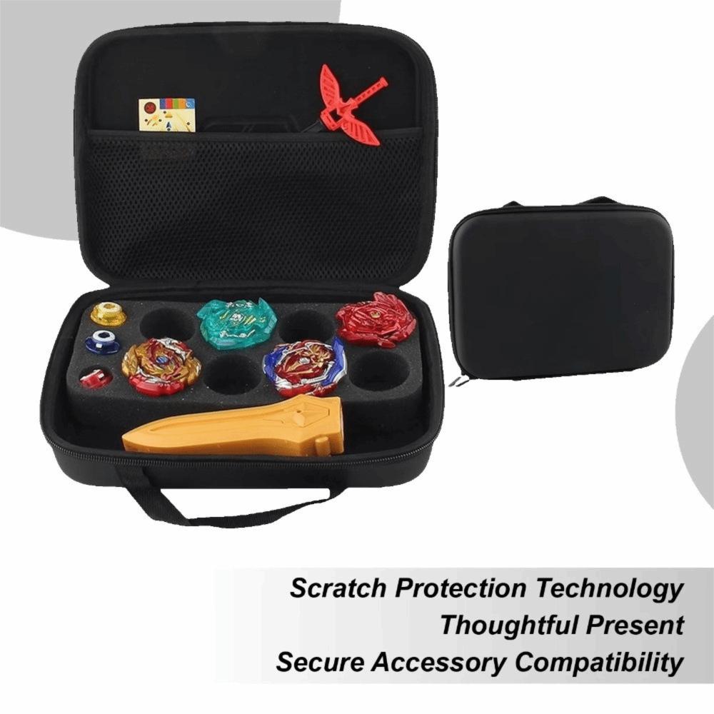 Multi-Compartment Gyro Tool Box With Handle Lightweight Construction Gyro Box Gyro Storage Case For Gyroscope Toys
