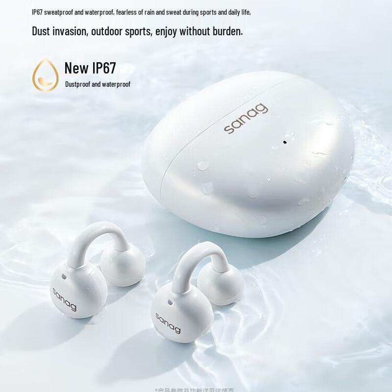 SANAG S7S Ultra AI Translation Sport Ear-Clip Headphones
