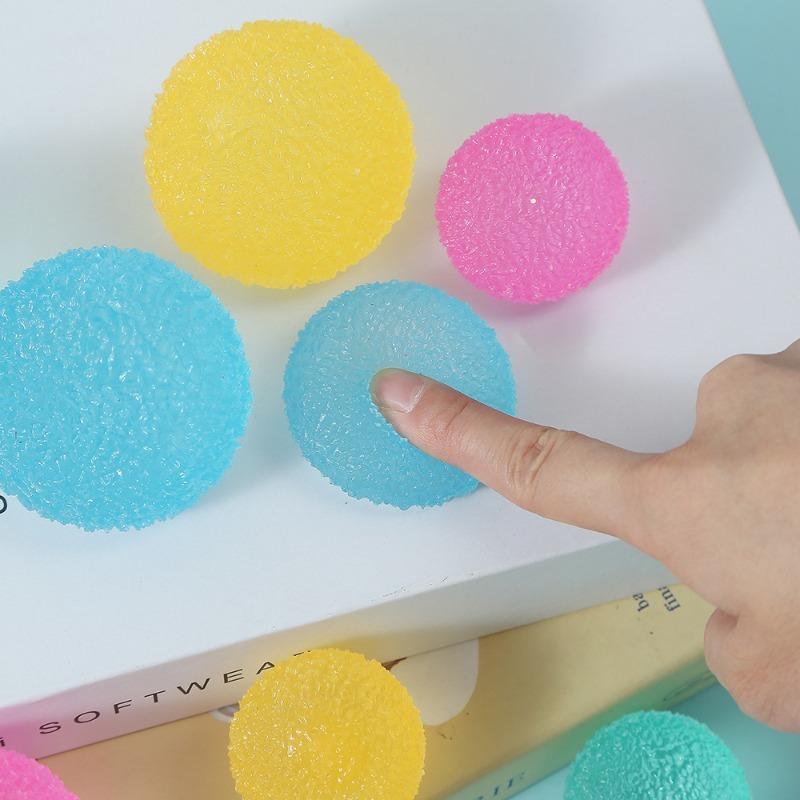 Squishy Ice Ball Maltose Fidget Toy Soft Multicolor Texture Pinch Pop Fidget Toys Slow Rebound Push Stress Relief Sensory Toy
