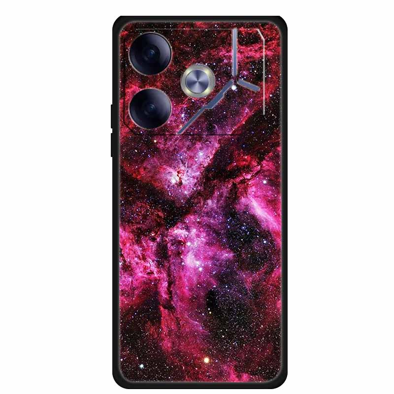 Phone Case For Tecno Pova 6 Back Cover Case Shockproof Black Silicone Soft Funda For Tecno Pova 6 Case Pova6 6.78" Capas Coque