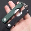 G10 Handle Scalpel Folding Knife Outdoor Multi-function Cutting EDC Tool Replaceable Blades Unpacking Pocket Key Knife