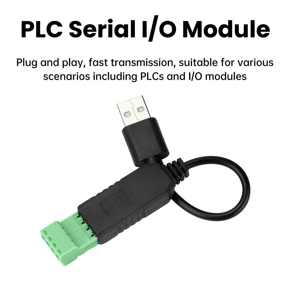 USB to RS485 Serial Port Converter Communication Module PLC Serial Port IO Module RS-485 Connector USB To RS485 CH340 Converter