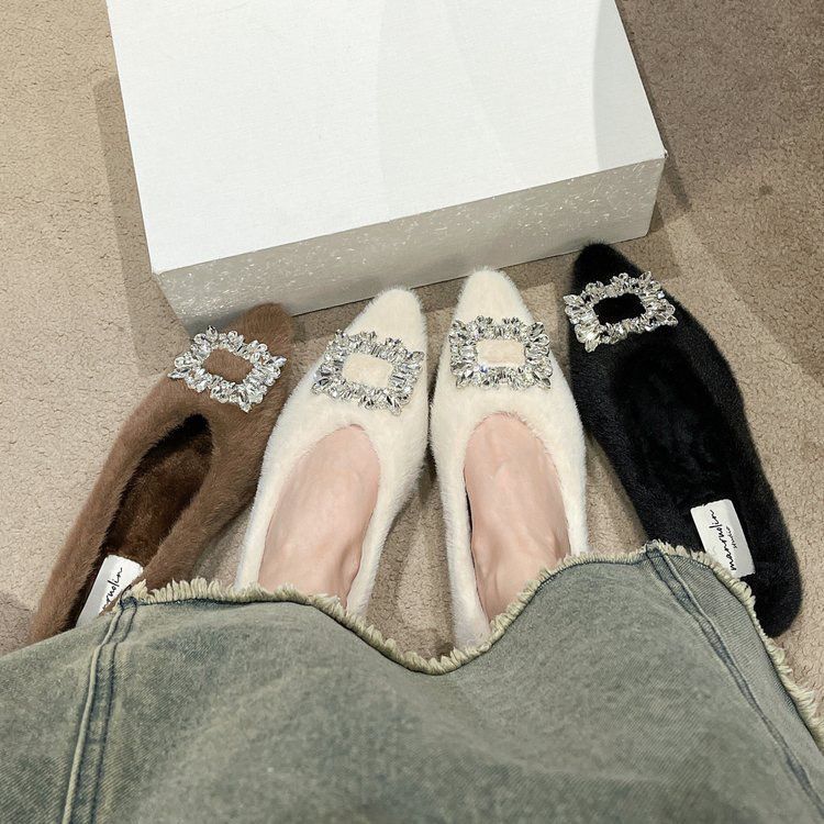 Shu Academy style shows long legs, small fragrance design increases retro style temperament, single shoes are versatile, Mary Jane shoes are British