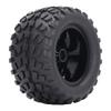 4pcs 12mm Hex 1/10 RC Truck Wheels and Tires for Axial for Hsp for Redcat for Hpi Universal 10 Hole Wheel Hub RC Wheel Tires