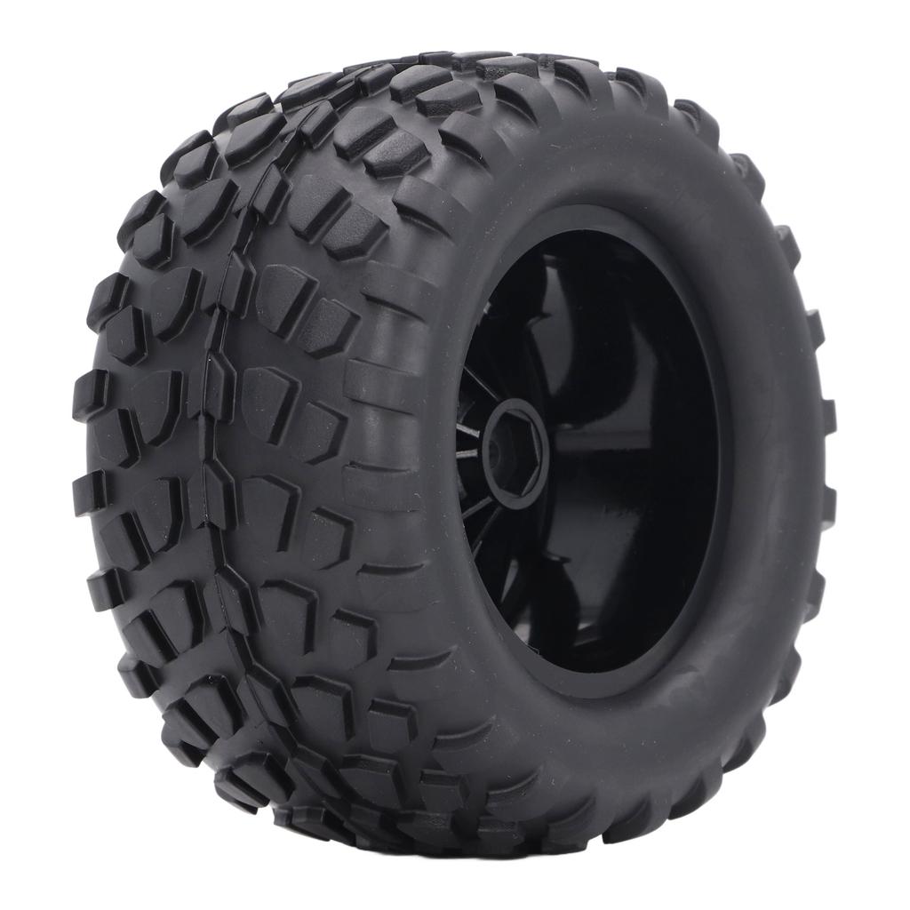 4pcs 12mm Hex 1/10 RC Truck Wheels and Tires for Axial for Hsp for Redcat for Hpi Universal 10 Hole Wheel Hub RC Wheel Tires