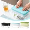 Portable Bar Gadget Ice Cube Tray Press Design Silicone Material Ice Maker Mould 8Grids Ice Mold Box Kitchen Accessories