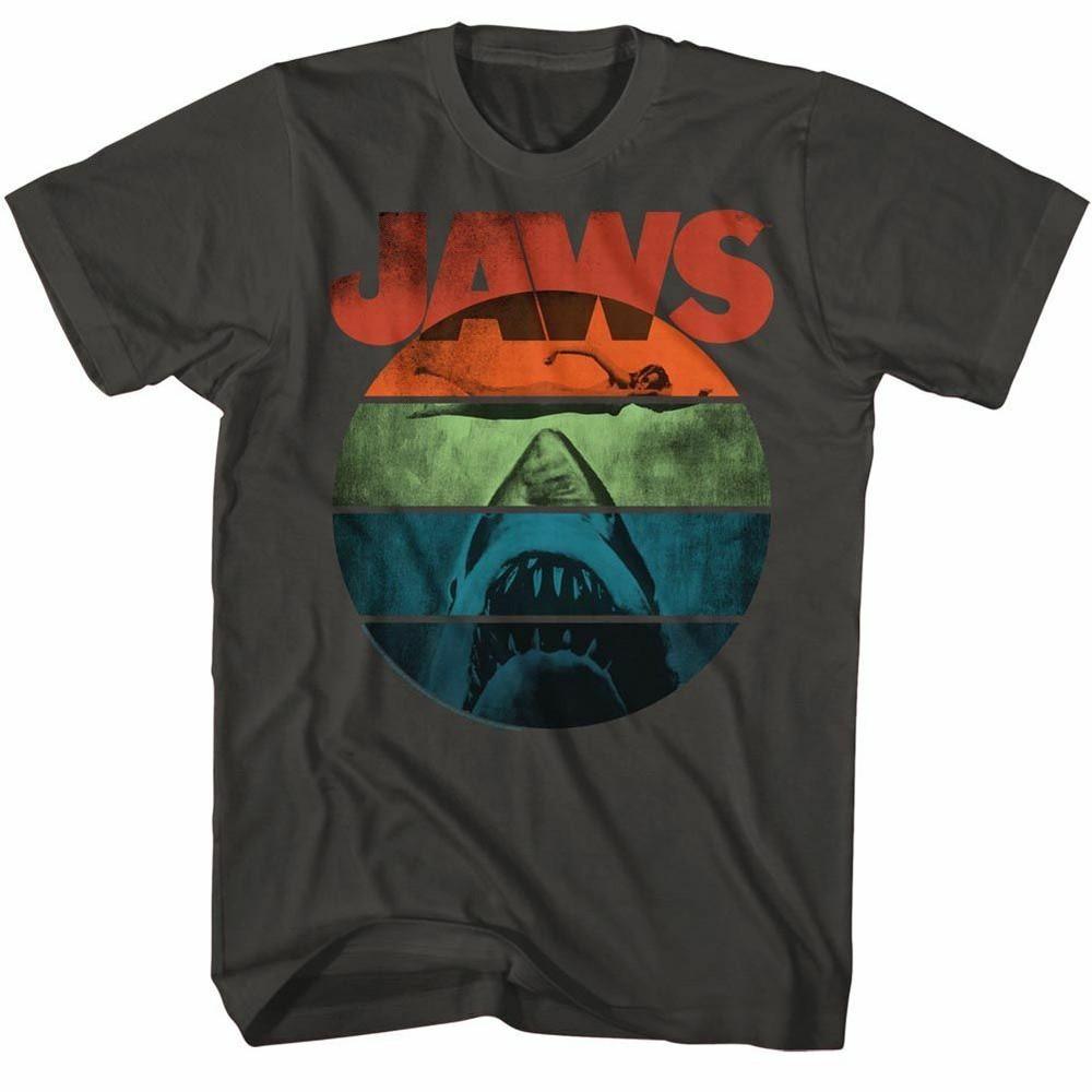 

Jaws Text Arch Smoke Adult T-Shirt 2XL