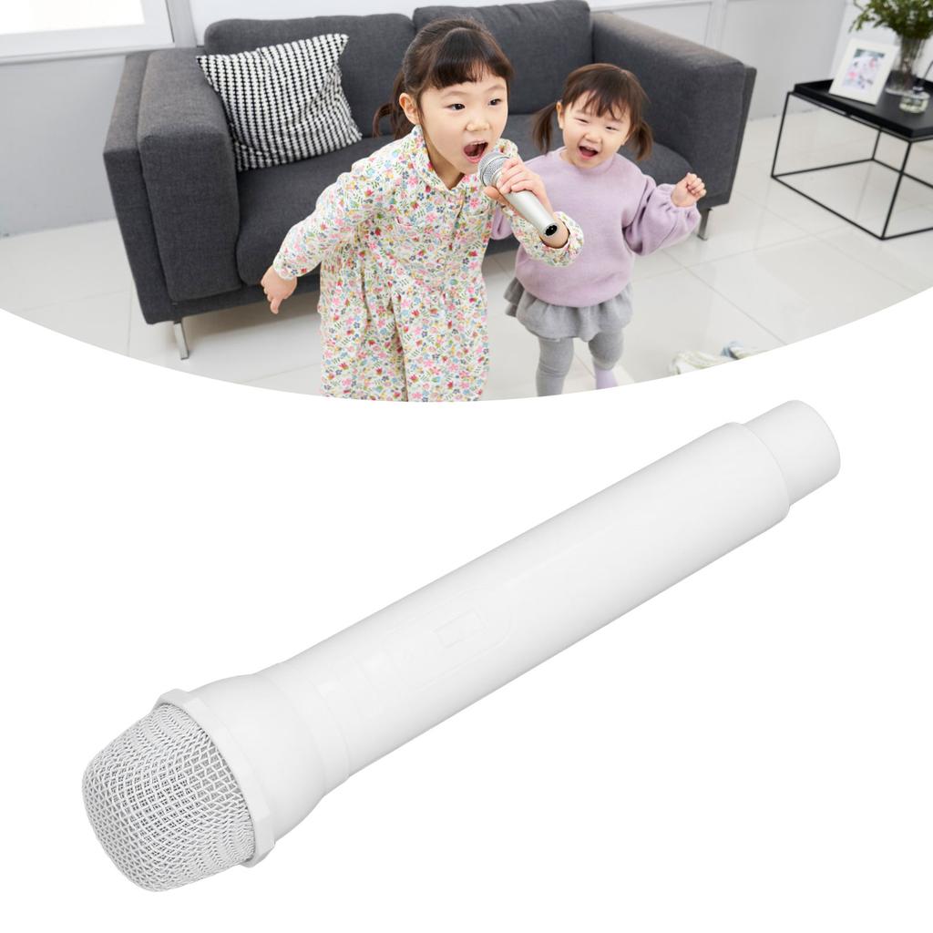 Fake Microphone Kids Prop Pretend Microphone Toy Simulate Speech Practice Mic for Fun Stage Costume Prop Birthday Party Favors