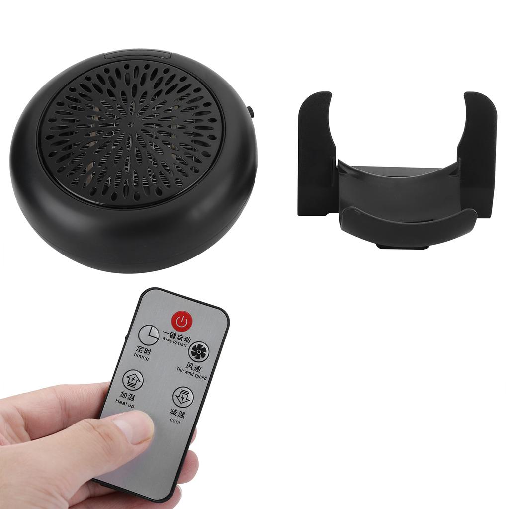 900W Heizlüfter Mini Heim Elektroheizung Warmluftventilator für Bürozimmer