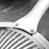 Stainless Steel Deep Skimmer with Long Handle Heavy-Duty Slotted Spoon for Dumplings Noodles Frying Rust-Proof Dishwasher Safe Essential Kitchen Tool