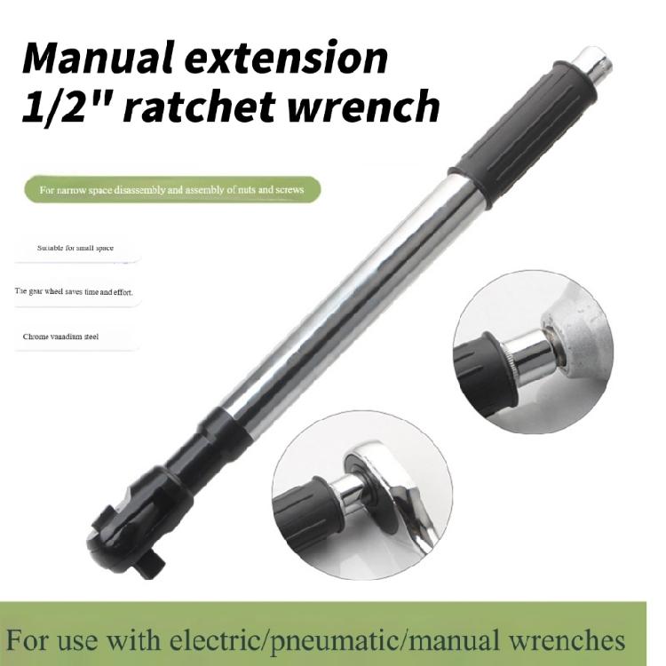 Convenient Ratchet Spanner With Reversible Levers And Extended Shafts For Hard To Reach Fasteners