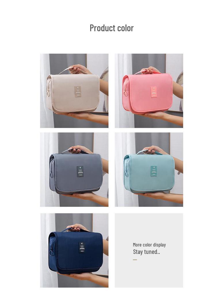 Portable Waterproof Travel Makeup Bag for Men & Women - Large Capacity & Multifunctional