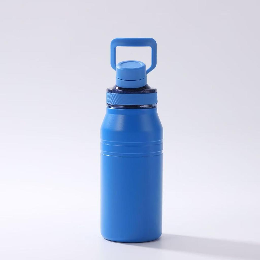 1PCS Outdoor Camping Sports Insulated Bottle 600ML Large Capacity Stainless Steel Direct Drinking Cycling Water Bottle Portable