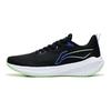 Li-Ning Wushite Lite Leve Amortecimento de Choque de Rebote Antiderrapante Resistente ao Desgaste Tênis de Corrida Cano Baixo Masculino Tênis Preto ARST003-4