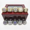 Dallas Denim Crown Jewelry Ring Set 5 Pieces European and American Men's Fashion Rings