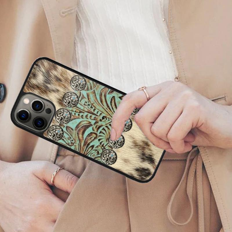 Cowboy Cowgirl Howdy Western Boho Magnetic Phone Case For APPLE iPhone 17 Air 16 14 13 12 Pro Max 15 Plus Wireless MagSafe Cover