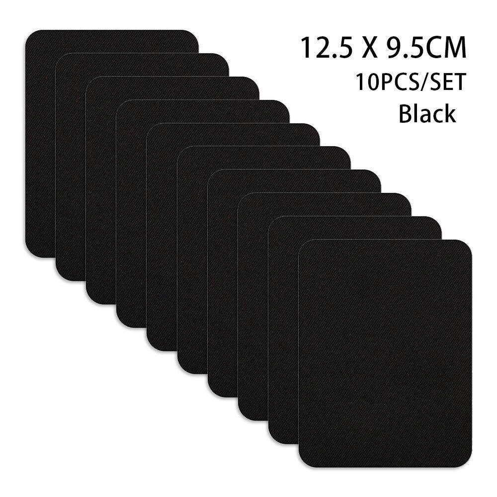 4.9 x 3.7 Inch Iron on Fabric Patch No Sew Denim Patch Adhesive Colorful Jacket Jean Clothes Pants Denim Patch DIY for Repairing