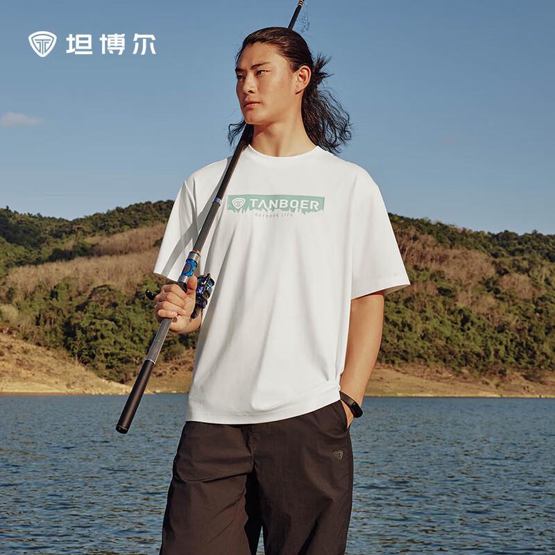 Men s Cool Feel Graphic Print Short Sleeve T-Shirt M