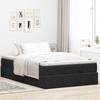 VidaXL Cadre de lit ottoman avec matelas noir 120x200 cm velours 3311179