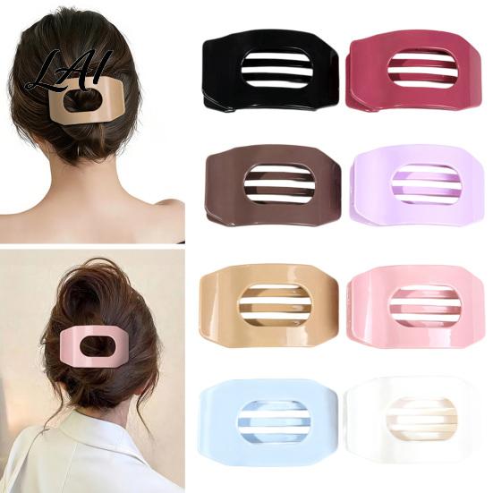Elastic Hair Clip Women Claw Smooth Opening And Closing Back Head for Ponytail Clip Non-Slip Comfortable Accessory Medium Long Strong Clamping