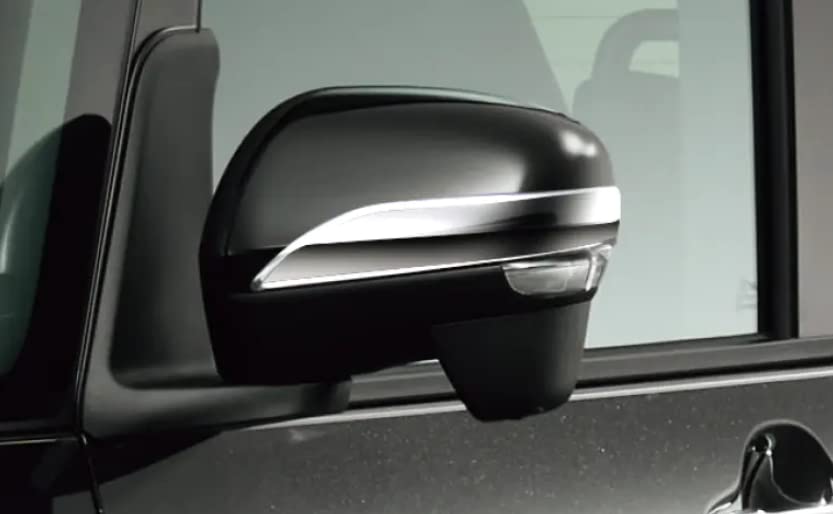 Icey car Door mirror and side mirror frame moldings above turn signals for the Daihatsu New Tanto Custom October 2022 minicar accessories parts
