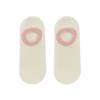 Female Summer Thin Color Matching Shallow Mouth Invisible Non Slip Heel Socks