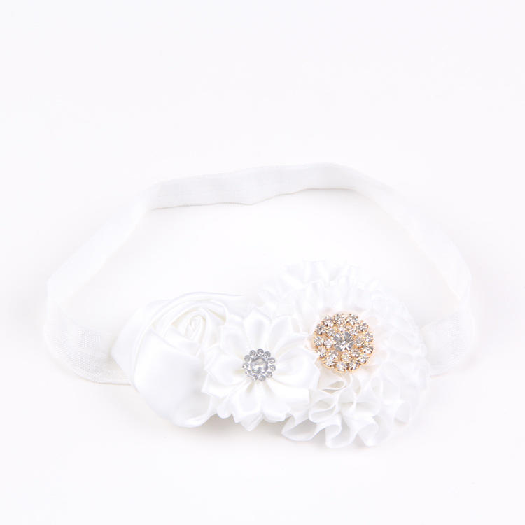 New children's hair band hair accessories newborn hair band lace flower baby headwear