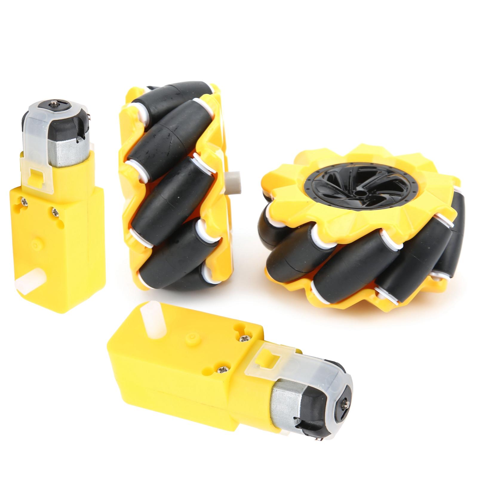 

Mecanum Wheel for TT Geared Motor Smart Robot Car Parts Accessories DIY Toy Components 80mm