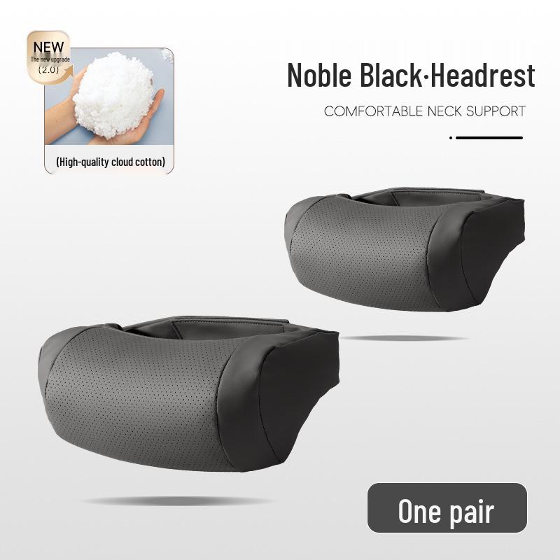 Kashidon Headrest & Lumbar Support Pillow for Maybach S-Class Mercedes Car Seat