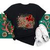 Just A Girl Who Loves Christmas Print Women T-shirts Cute Female Christmas Clothes New Year Party Tshirt