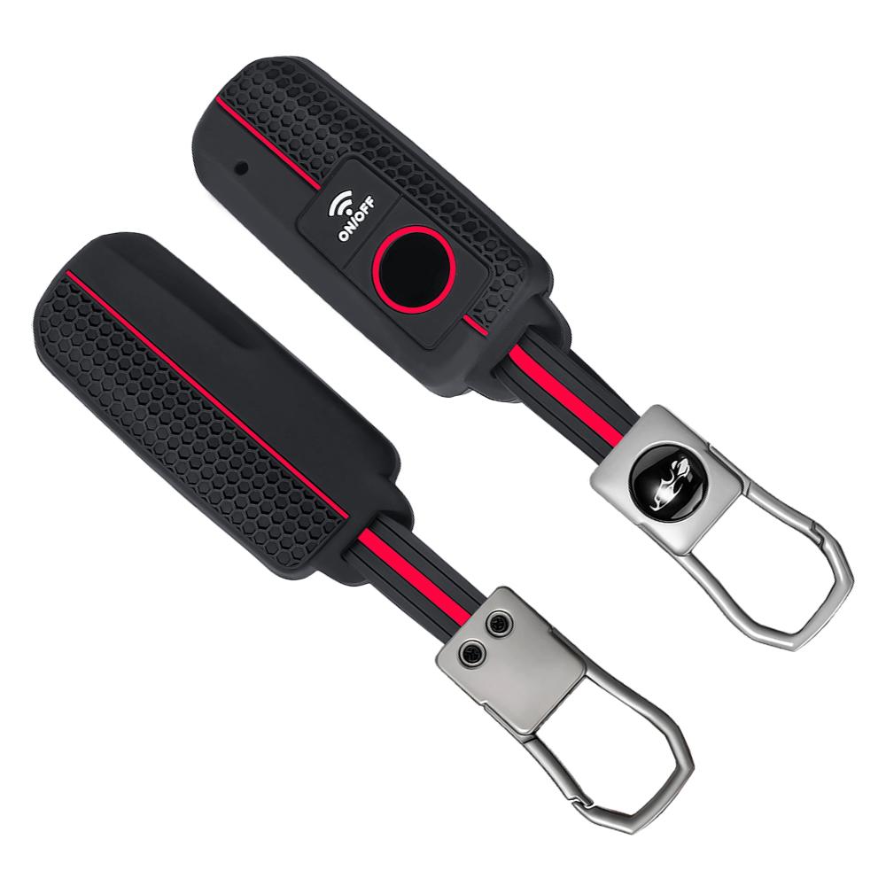 Silicone Key Case Cover for Yamaha TMAX 530 DX SX Motorcycle 2017/2018 Motorcycle Smart Keyring Key Bag Fob Protect Shell