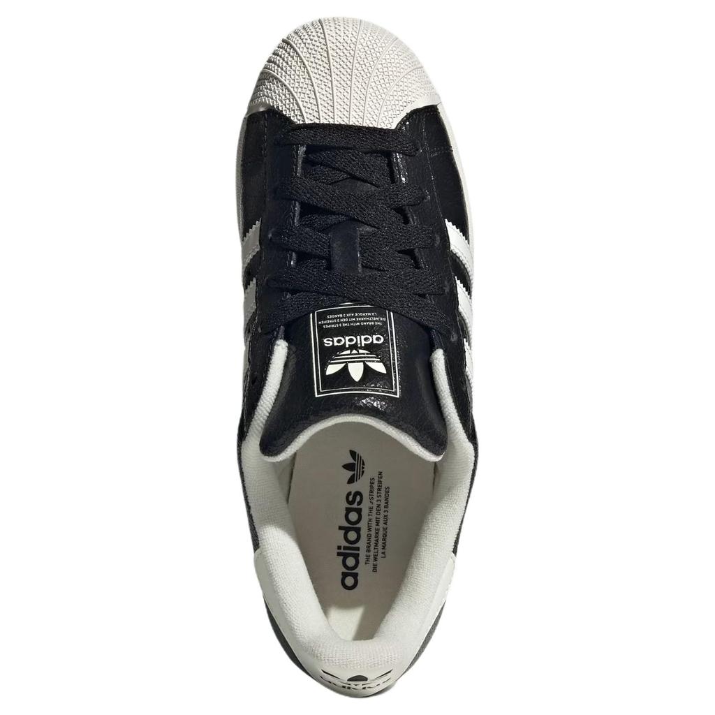 Adidas Originals Superstar 2 Fashion Comfortable Skate Shoes Women Sneakers Black JS4014