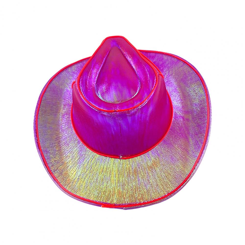 

Светодиодная бейсболка с мигающими огнями Уникальная бейсболка Неоновая ковбойская шляпа со светодиодами в западном стиле для Хэллоуина Вечеринки на девичник Светящаяся розы красного