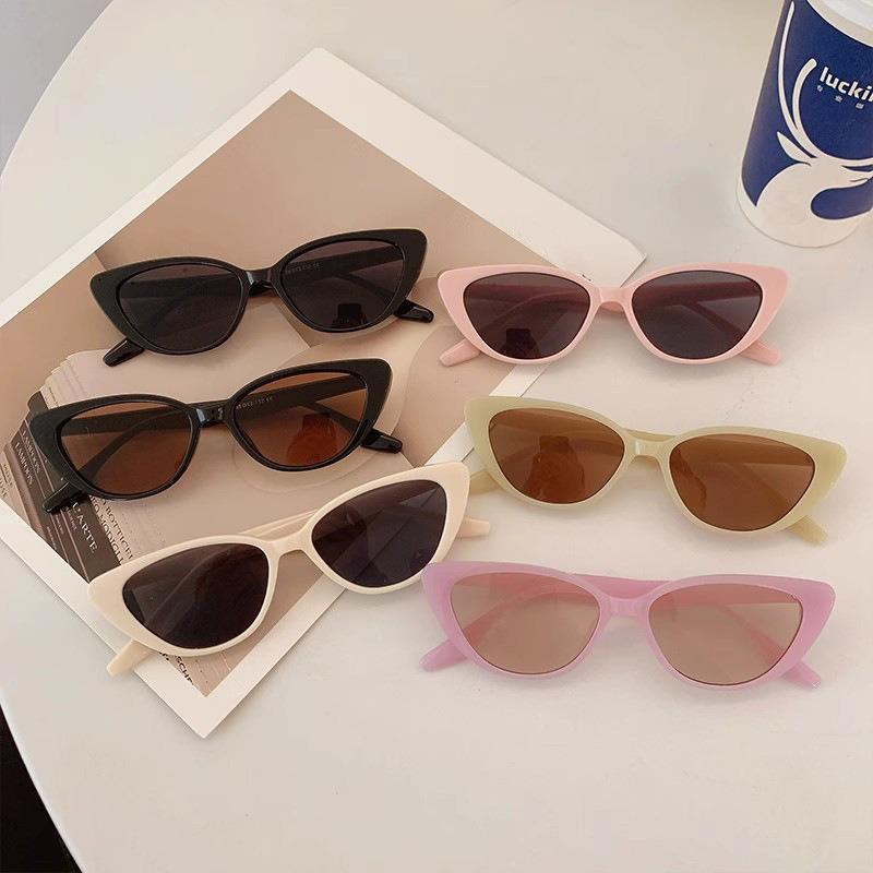 New Cat Eye Sunglasses Beach Sun Protection Sun Glasses Fashion Shades 90s Glasses Summer Eyewear UV400