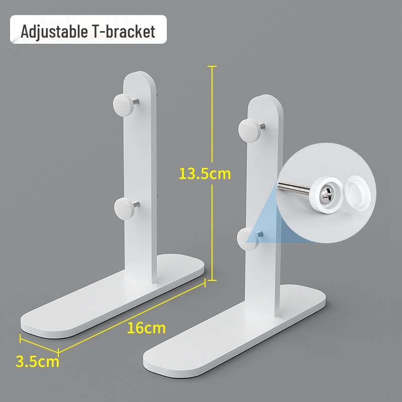 Desk Clip Adjustable Pegboard Stand - No-Drill Bracket