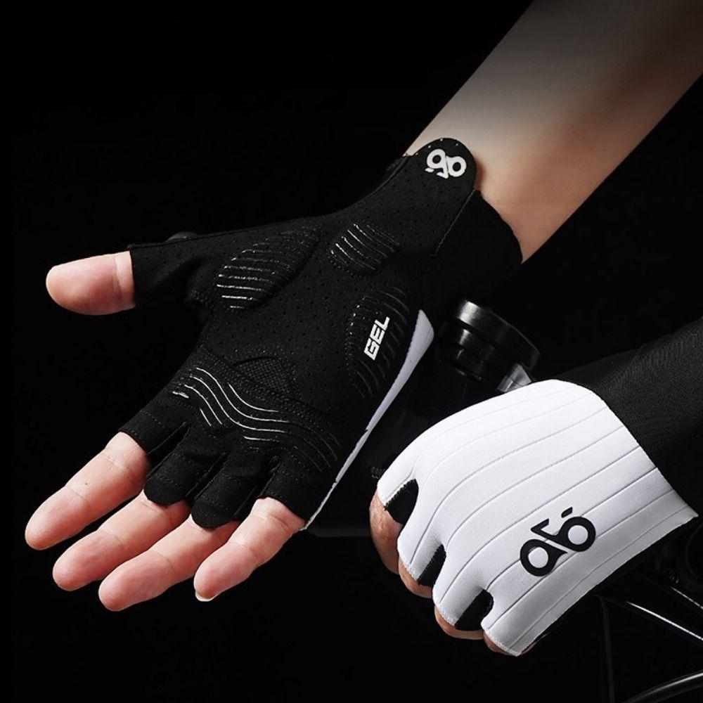 1 Pair Breathable Fitness Gloves Anti-Slip Half Finger Gloves Cycling Gloves  Exercise
