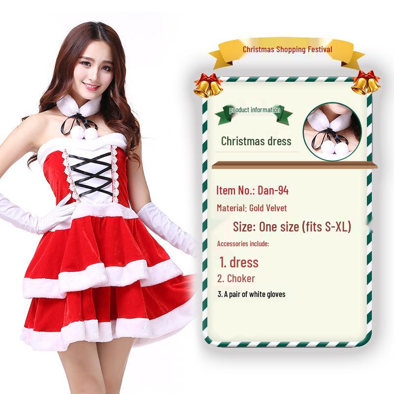 2023 Weihnachtsmann Weihnachtskostüm und Cosplay-Outfit-Set