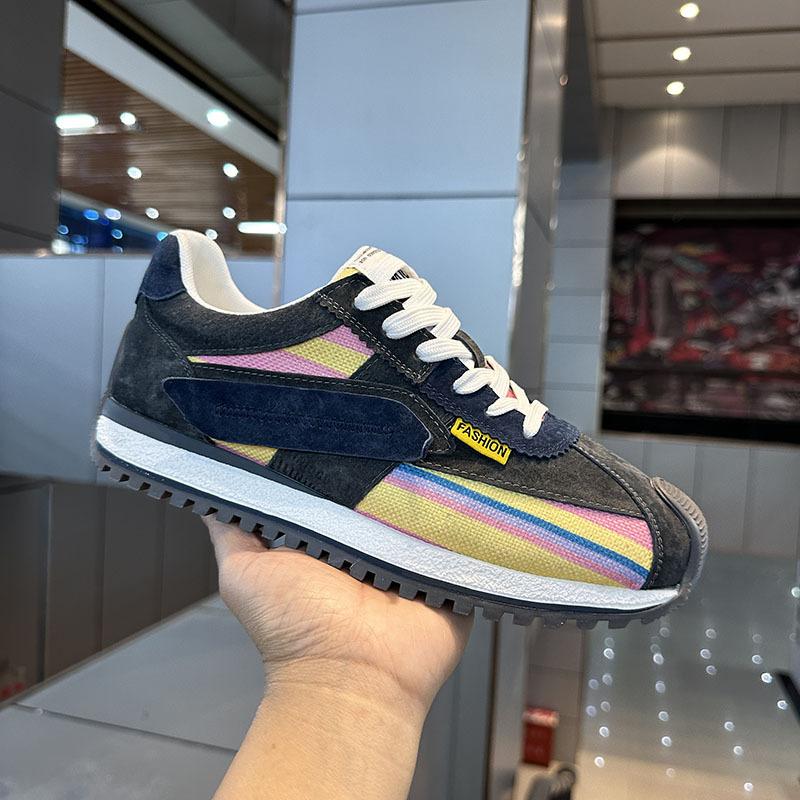 Summer new breathable cloth casual shoes comfortable color matching sports shoes thin shoes trendy shoes xpaq