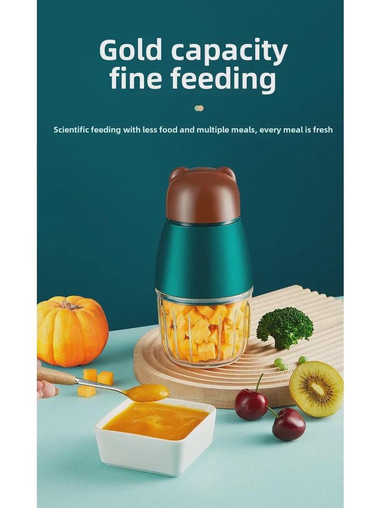 Multifunctional Mini Electric Baby Food Processor & Grinder