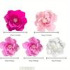 5Pcs Center Decoration Paper Flowers Pink 3D Wall Decoration  Party Decoration