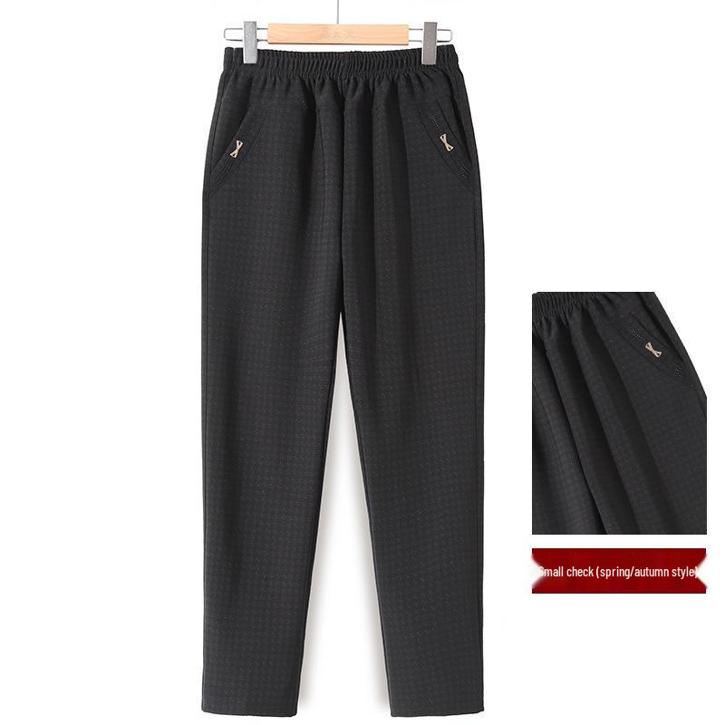 Elderly Women's Casual Loose Straight-Leg Pants - Spring/Autumn
