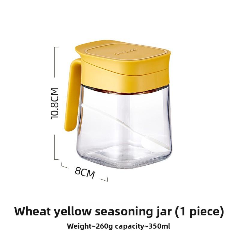 

Seasoning Jar Set, Combination Seasoning Box, Kitchen Household Salt Jar, Seasoning Jar, Seasoning Bottle, Storage Box, Sugar Jar 1pc жёлтый