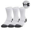 UNDERARMOUR Performance Tech Crew Socks White Jet Grey 3P 1379512-100
