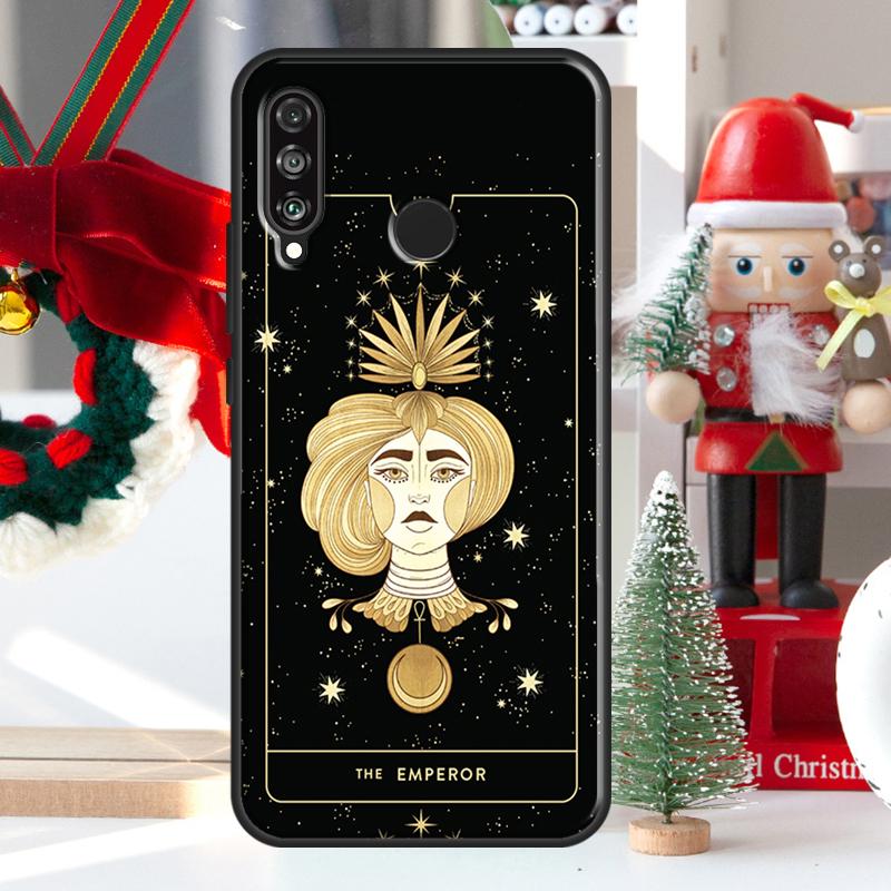 Witches Moon Tarot Mystery Totem Case For Huawei P30 Lite P40 P50 P20 Pro P Smart 2021 Nova 5T Nova 9 Honor X9 X8 X7 50
